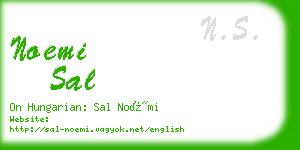 noemi sal business card